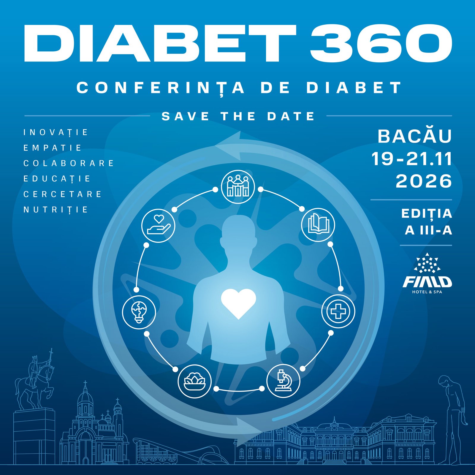 Diabet 360 – Conferința de Diabet, Bacău, 19–21 noiembrie 2026